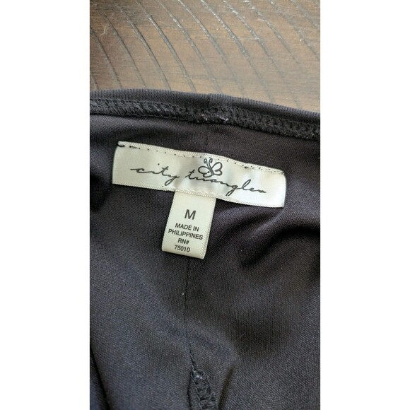 Vintage Y2K City Triangles Dress Juniors M (Fits XS-S) Babydoll Chiffon Beaded - Picture 9 of 14